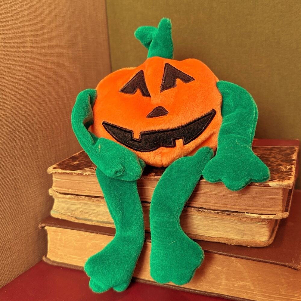Ty Beanie Baby “Pumkin” • 1998 Halloween Plush • Vintage